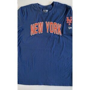 Large New York Mets New Era Patched T-Shirt